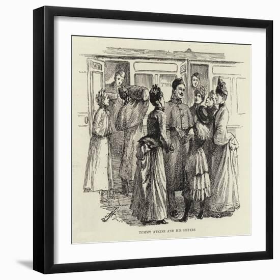 Studies of Life and Character at a Railway Station-null-Framed Giclee Print