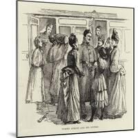 Studies of Life and Character at a Railway Station-null-Mounted Giclee Print