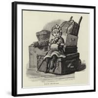 Studies of Life and Character at a Railway Station-null-Framed Giclee Print