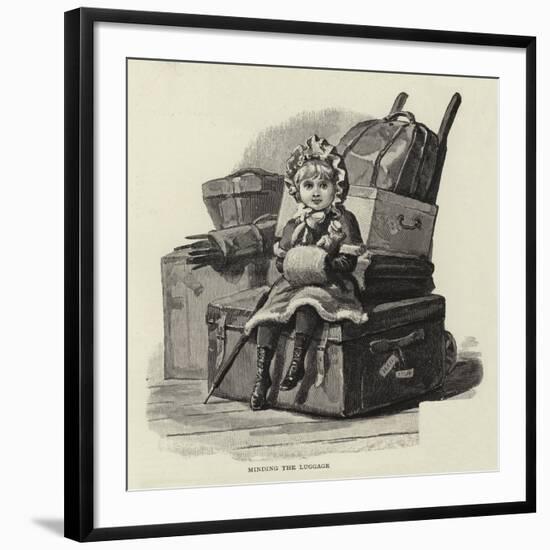 Studies of Life and Character at a Railway Station-null-Framed Giclee Print