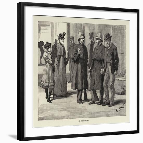 Studies of Life and Character at a Railway Station-null-Framed Giclee Print