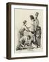 Studies of Life and Character at a Railway Station-null-Framed Giclee Print