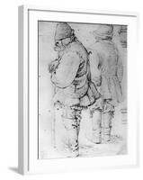 Studies of Peasants, 1913-Pieter Bruegel the Elder-Framed Giclee Print