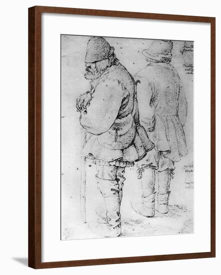 Studies of Peasants, 1913-Pieter Bruegel the Elder-Framed Giclee Print