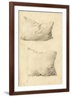 Studies of Pillows (Pencil)-Edward Burne-Jones-Framed Premium Giclee Print