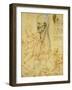 Studies of Proportions and for the Battle of Anghiari-Leonardo da Vinci-Framed Giclee Print