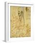 Studies of Proportions and for the Battle of Anghiari-Leonardo da Vinci-Framed Giclee Print