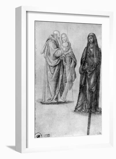 Studies of Saints, Attributed to Orcagna, 1913-Andrea Orcagna-Framed Giclee Print