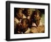 Studies of the Head of a Black Man-Peter Paul Rubens-Framed Giclee Print