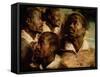 Studies of the Head of a Black Man-Peter Paul Rubens-Framed Stretched Canvas