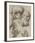 Studies of the Heads of Two Apostles and of their Hands-Raphael-Framed Giclee Print