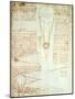 Studies of the Illumination of the Moon, Fol. 1R from Codex Leicester, 1508-1512-Leonardo da Vinci-Mounted Giclee Print