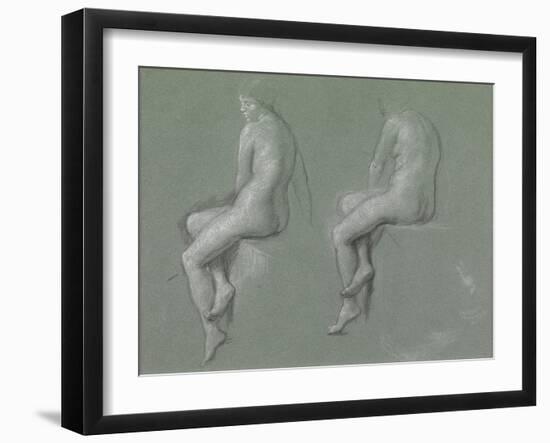 Studies of the Nude-Edward John Poynter-Framed Giclee Print