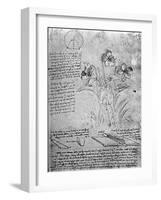 Studies of Violas-Leonardo da Vinci-Framed Giclee Print