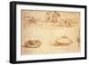 Studies of War Machines, 1485-Leonardo da Vinci-Framed Giclee Print