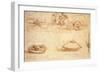 Studies of War Machines, 1485-Leonardo da Vinci-Framed Giclee Print