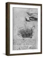 'Studies of Water Formations', c1480 (1945)-Leonardo Da Vinci-Framed Giclee Print