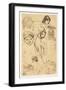 Studies of Women-Paul Albert Besnard-Framed Giclee Print