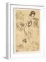 Studies of Women-Paul Albert Besnard-Framed Giclee Print