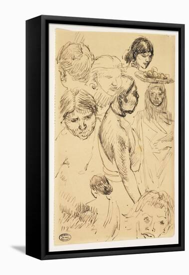 Studies of Women-Paul Albert Besnard-Framed Stretched Canvas