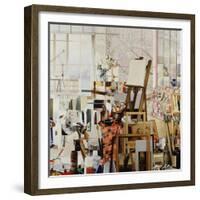 Studio, 1986-Jeremy Annett-Framed Giclee Print