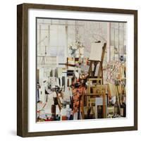 Studio, 1986-Jeremy Annett-Framed Giclee Print