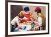 Studio Assistants Mixing Paints for Hans Holbein-Mike Lea-Framed Giclee Print