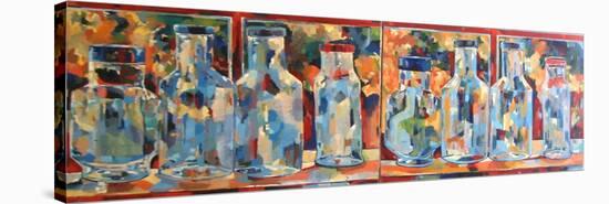 Studio Bottles-Noel Paine-Stretched Canvas