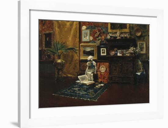 Studio Interior, c.1882-William Merritt Chase-Framed Premium Giclee Print