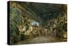 Studio of painter Hans Makart in Gusshausstrasse, Vienna, 1895.-Rudolf Von Alt-Stretched Canvas