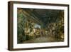 Studio of painter Hans Makart in Gusshausstrasse, Vienna, 1895.-Rudolf Von Alt-Framed Giclee Print