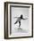 Studio Photos of Gloria Steinem Riding a Skateboard with a 007 James Bond Sweatshirt, 1965-Yale Joel-Framed Photographic Print