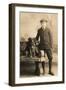 Studio Portrait, Boy with a Dog-null-Framed Photographic Print
