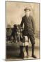 Studio Portrait, Boy with a Dog-null-Mounted Photographic Print