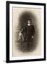 Studio Portrait, Boy with Terrier Dog-null-Framed Art Print