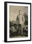 Studio Portrait of a Soldier of C Company, 2nd Battalion the King's Regiment, Iraq, 1926-null-Framed Giclee Print