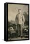 Studio Portrait of a Soldier of C Company, 2nd Battalion the King's Regiment, Iraq, 1926-null-Framed Stretched Canvas