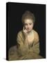 Studio Portrait of a Young Woman-Sir Joshua Reynolds-Stretched Canvas