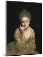 Studio Portrait of a Young Woman-Sir Joshua Reynolds-Mounted Art Print