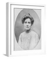 Studio Portrait of Emmeline Pankhurst-null-Framed Photographic Print