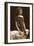 Studio Portrait, Woman with Borzoi Dog-null-Framed Photographic Print