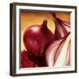 Studio Shot of Red Onions-John Miller-Framed Photographic Print