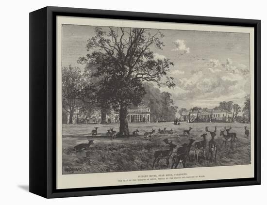 Studley Royal-William Henry James Boot-Framed Stretched Canvas