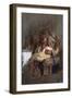 Study, 1843-1927-Luke Fildes-Framed Giclee Print