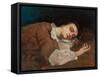 Study, 1856-Gustave Courbet-Framed Stretched Canvas