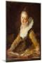Study, 18Th Century (Oil on Canvas)-Jean-Honore Fragonard-Mounted Giclee Print
