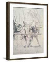Study, 18th Century-Giovanni Battista Tiepolo-Framed Giclee Print