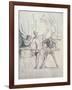 Study, 18th Century-Giovanni Battista Tiepolo-Framed Giclee Print