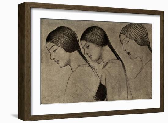 Study, 1901-Marianne Stokes-Framed Giclee Print