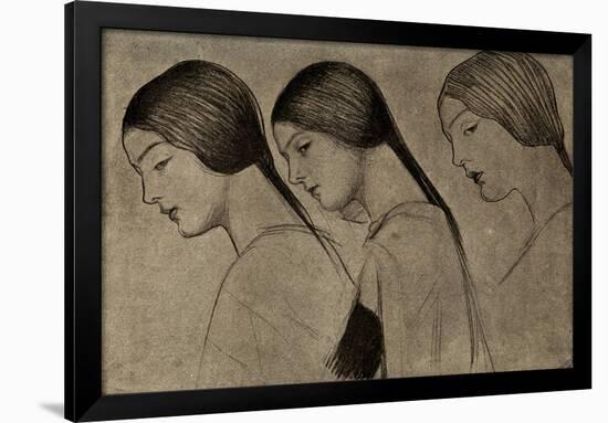 Study, 1901-Marianne Stokes-Framed Giclee Print